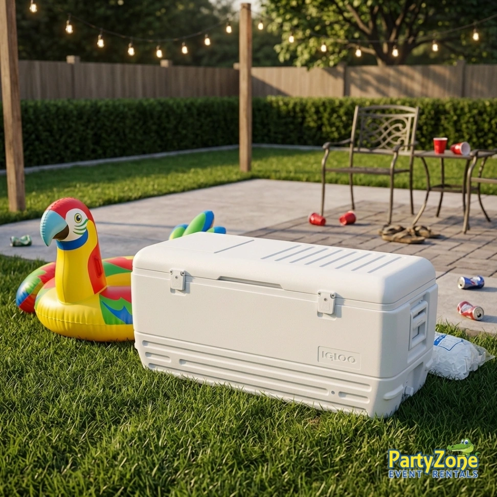 150 quart cooler rental for Chalmette LA backyard parties, tailgates, and church picnics