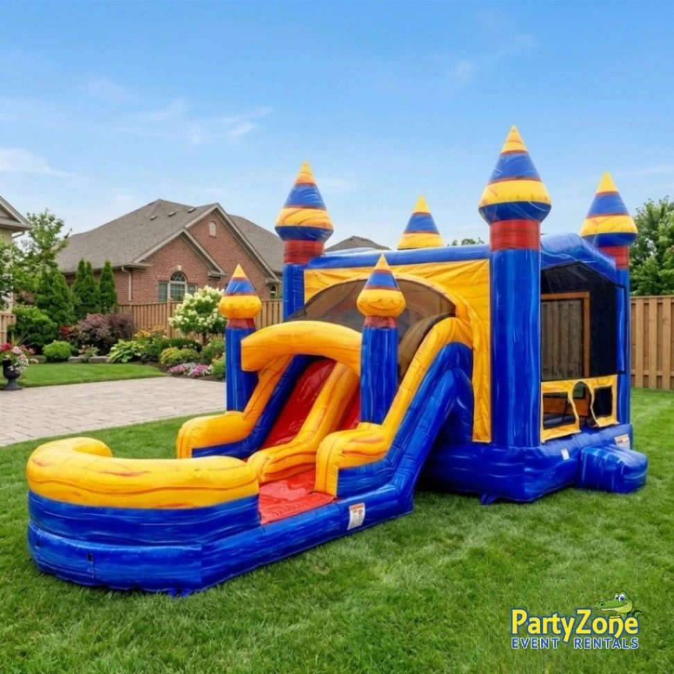 Big Backyard Combo Cannon Falls Water Slide Combo rental for Chalmette LA parties and St. Bernard Parish events