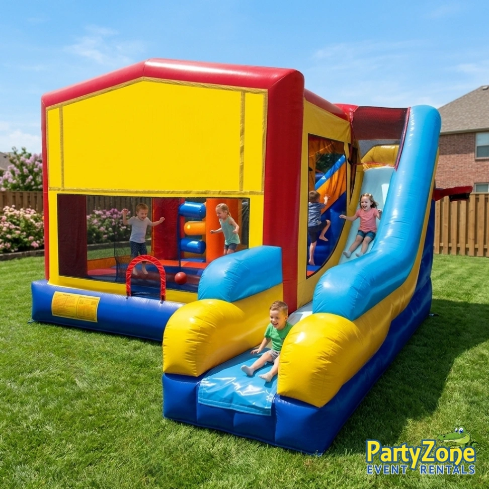7-in-1 Combo Add-a-Theme Modular 7n1 Combo rental for Chalmette LA parties and St. Bernard Parish events