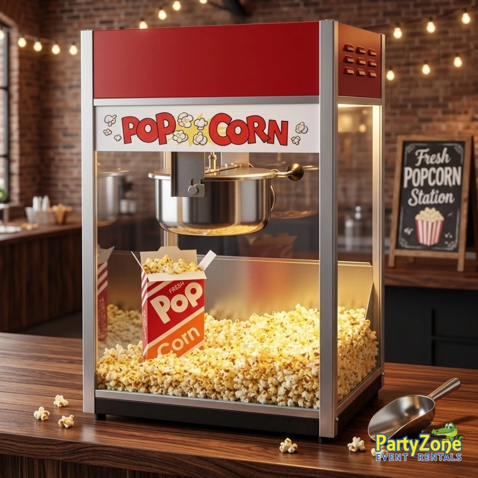 Popcorn Machine Popcorn Concession Machine rental for Chalmette LA parties and St. Bernard Parish events